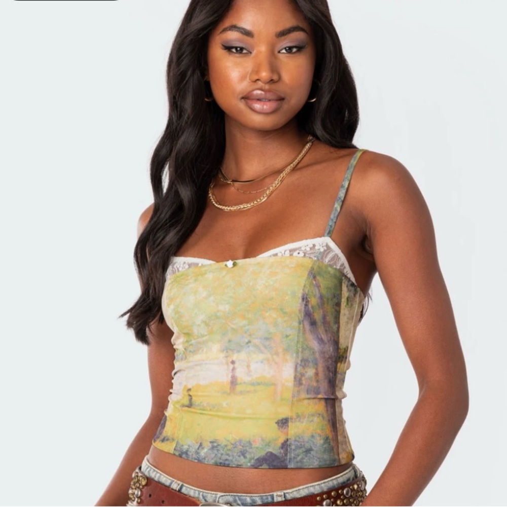 EDIKTED picture perfect Multicolor Women's Top